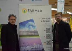 Zwei Verkäufer des Unternehmens Farmer Foiltunnels aus Polen.